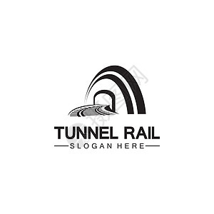铁路与隧道标志图标矢量设计模板标识火车交通货物送货商业蒸汽城市速度车皮图片