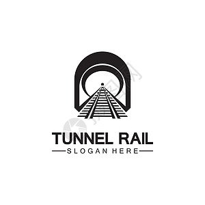 铁路与隧道标志图标矢量设计模板车皮城市交通运输速度乘客卡通片引擎标识商业图片
