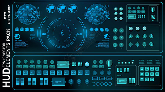 未来派虚拟图形触摸用户界面导航系统传感器控制板全球屏幕航海界面游戏玻璃图片