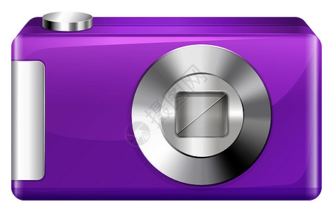 紫色数码相机图片
