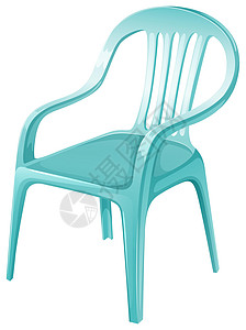 塑料椅子家具绘画座位靠背绿色平滑度白色乘员图片