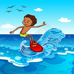 冲浪场景旅行运动员热带平衡海洋活动假期男人地平线图片