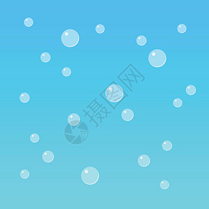 扁平式气泡图片