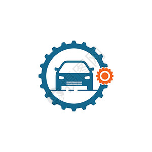 汽车齿轮图标矢量图设计发动机身份汽车工业插图车轮机械服务车库技术公司图片