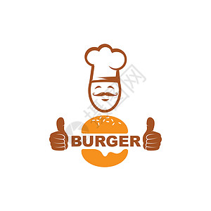 汉堡图标矢量图设计菜单午餐餐饮洋葱插图油炸营养盘子厨师面包图片