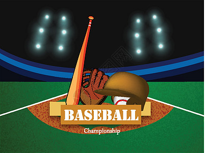 棒球运动背景图片