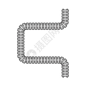 它制作图案火车轨道矢量设计模板收藏图表乘客货物引擎天空信息航程运动标识图片