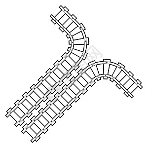 它制作图案火车轨道矢量设计模板车皮交通路线引擎货物商业公共汽车乘客旅行机车图片