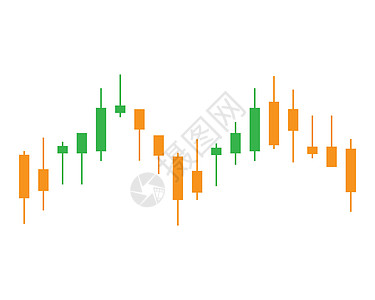 外汇市场矢量 ico红色货币贸易交换投资图表插图烛台屏幕绿色图片