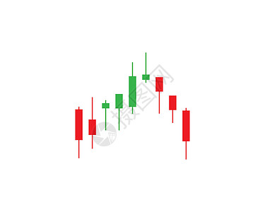 外汇市场矢量 ico绿色屏幕投资价格插图交换红色库存贸易图表图片