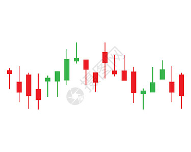 外汇市场矢量 ico插图货币红色绿色屏幕图表酒吧价格金融交换图片