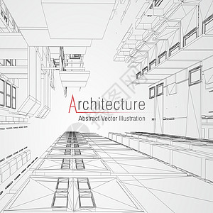 建筑线背景 建筑施工素描矢量摘要 现代城市 3d 项目 技术几何网格 电线蓝图房子 数字架构师创新线框设施测量框架计算机装修地面图片