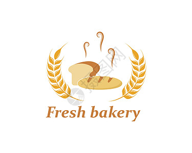 面包店徽标矢量图烹饪营养蛋糕厨房盘子粮食早餐面团小吃美食图片
