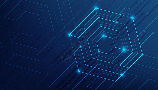 抽象线条和点连接背景 技术连接数字数据和大数据概念信息互联网工程网络插图电路图表创新电脑蓝色图片