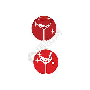 葡萄酒标志模板矢量符号酒吧假期酒杯杯子标签菜单瓶子酒精酒厂白色图片