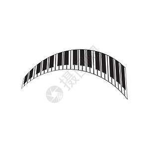 钢琴标志和符号矢量钥匙音乐插图音乐家乐器键盘音乐会商业艺术公司图片