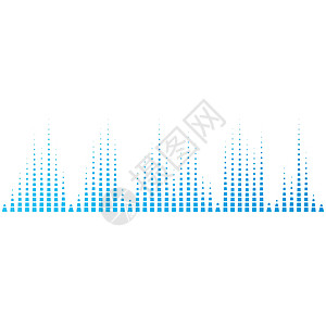 音频技术音乐声波矢量 ico录音机插图旋律频率仪表标识波形激光收音机均衡器图片