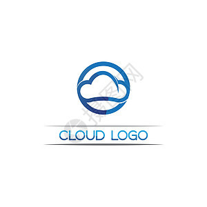 云服务器数据标志和符号图标设计天空白色计算商业预报收藏插图公司社区天气背景图片