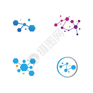 分子标志模板矢量 ico细胞遗传学生物学技术标识原子药品生物繁荣插图图片