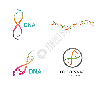 DNA 标志矢量科学生活插图原子生物学技术螺旋药品基因基因组图片