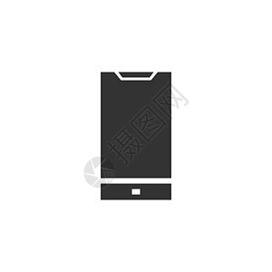 智能手机相关字形矢量 ico纽扣触摸屏展示黑色空白框架白色电子网络商业图片