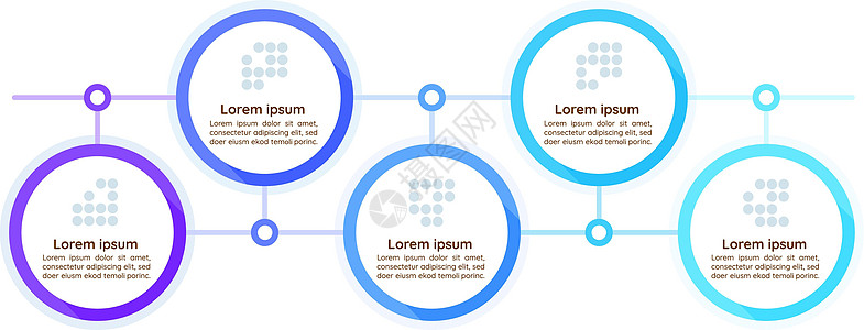时间线高等教育重要性信息图表设计模板 带有空白复制空间的抽象矢量信息图 具有 5 个步骤序列的教学图形 可视化数据呈现设计图片