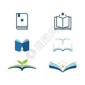 书籍矢量图标设计它制作图案图书馆大学互联网书店推广科学学校身份插图字典图片
