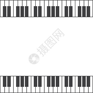 钢琴图标 vecto笔记店铺艺术贴纸插图音乐工作室乐器键盘旋律图片