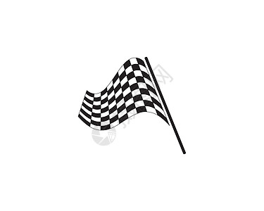 赛旗图标简单设计赛旗日志赛车运动摩托车越野商业竞赛汽车精加工优胜者技术设计图片