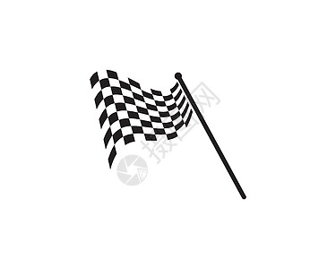 赛旗图标简单设计赛旗日志竞赛运动插图标识商业网络驾驶汽车发动机越野图片