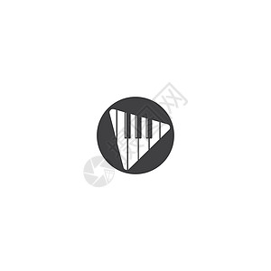 钢琴标志 ico乐器店铺标识钥匙插图娱乐音乐家键盘旋律商业图片