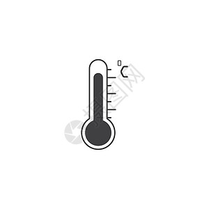 温度计 ico摄氏度指标发烧季节控制插图天气药品科学测量图片