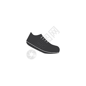 鞋标志矢量图标它制作图案插图衣服运动鞋鞋类健身房皮革跑步闲暇标识训练图片