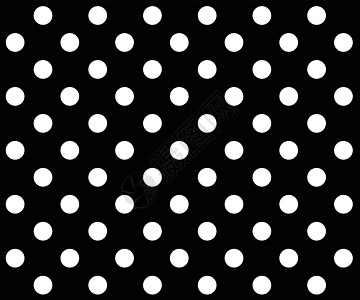 黑色和白色圆点图案背景 vecto纺织品打印插图艺术风格装饰假期剪贴簿织物圆圈图片