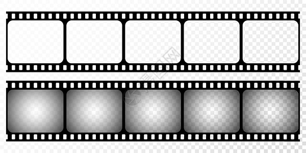 电影胶片 空白的复古幻灯片 矢量视频录制电影概念记录磁带相机插图毫米框架照片暗室正方形边界设计图片
