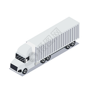 拖车出口集装箱的异度设计图片