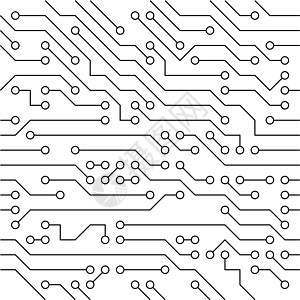 高科技技术线路板母板硬件处理器插图科学控制板芯片母亲建造木板图片