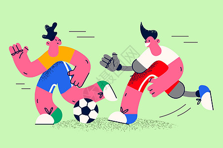 人与自快乐的残疾男孩和朋友在户外踢足球设计图片