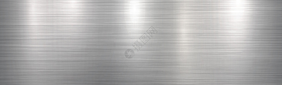 含反光的银金属纹状全景灰色插图材料墙纸拉丝盘子工业合金抛光反射图片