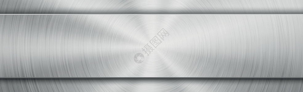 含反光的银金属纹状全景合金工业框架灰色墙纸盘子床单材料抛光拉丝图片