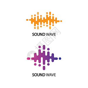 声音波标识矢量图标放大器均衡器酒吧录音机艺术俱乐部展示音乐工作室收音机图片