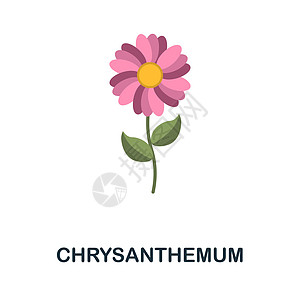 花朵收藏中的彩色元素符号 图标符号用于网络设计 信息图等等图片