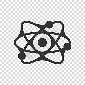 平面样式的科学图标 白色孤立背景上的 DNA 细胞矢量图解 分子进化经营理念技术物理活力轨道实验室力量研究圆圈生物组织图片