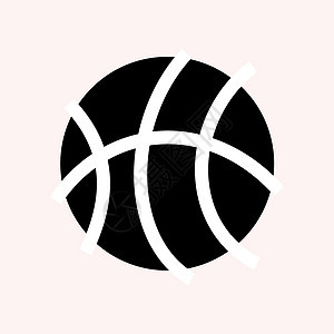 篮球图标 篮球图标矢量 在白色背景上孤立的时尚平面风格 篮球图标图像 篮球图标插图图片