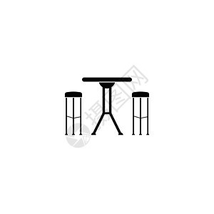 表格和椅子标识咖啡店阳台座位俱乐部餐厅家具食堂商业场景厨房图片
