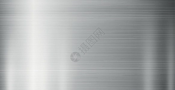 带亮度的全景钢背景金属质料  矢量框架工业材料抛光盘子灰色拉丝合金床单插图图片