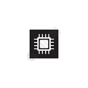 芯片图标数据电脑技术半导体互联网木板硬件白色电子处理器图片