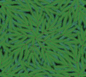 圣诞树的毛细枝 绿色的隐形背景 新年无缝模式 布料 包装和壁纸的纹理都很大植物针叶树新年墙纸假期庆典林地松树生长树枝图片