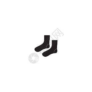 Socks 图标标志 无矢量设计条纹棉布卡通片黑色衣服纺织品网络鞋类礼物短袜图片