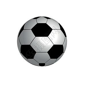 足球徽标设计矢量图标模板 高品质的黑色风格矢量图标图片